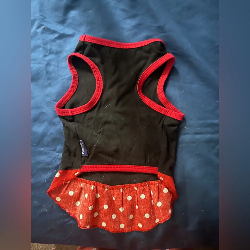 Cherry Delight Cat Dress - Black and Red